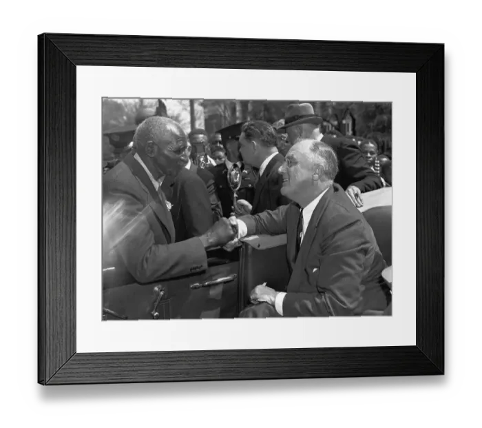 Framed Print : President Roosevelt and George Washington Carver Framed Print : President Roosevelt and George Washington Carver