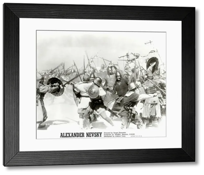 Framed Print : Battle Scene From Aleksandr Nevsky Framed Print : Battle Scene From Aleksandr Nevsky
