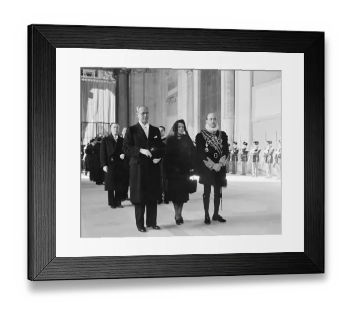 Framed Print : Mr. and Mrs. Kennedy at Ceremonies in Vatican City Framed Print : Mr. and Mrs. Kennedy at Ceremonies in Vatican City