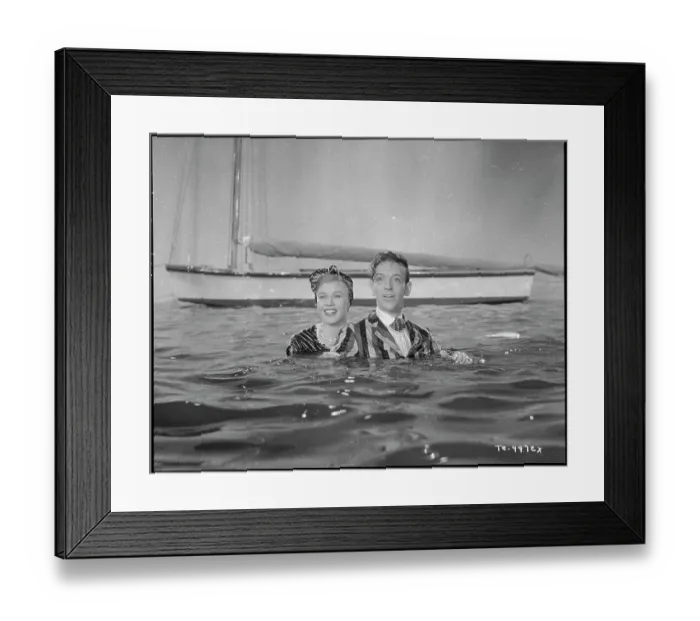 Framed Print : Ginger Rogers and Fred Astaire in Water Framed Print : Ginger Rogers and Fred Astaire in Water