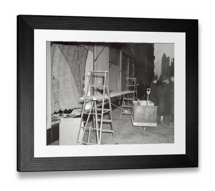 Framed Print : Store Window Broken by Salvador Dali Framed Print : Store Window Broken by Salvador Dali
