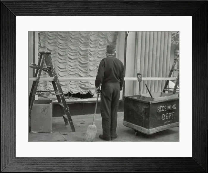 Framed Print : Store Window Broken by Salvador Dali Framed Print : Store Window Broken by Salvador Dali