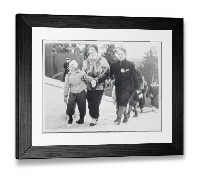 Framed Print : Princess Martha with Her Daughter Framed Print : Princess Martha with Her Daughter