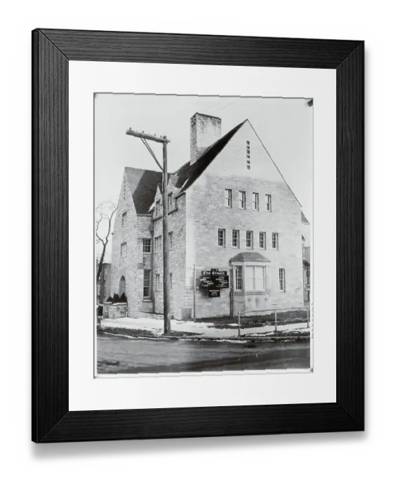 Framed Print : The Evanston Cradle Home