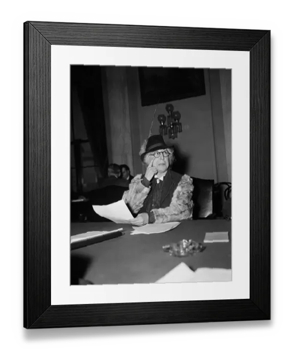Framed Print : Jeanette Rankin, Congresswoman Framed Print : Jeanette Rankin, Congresswoman