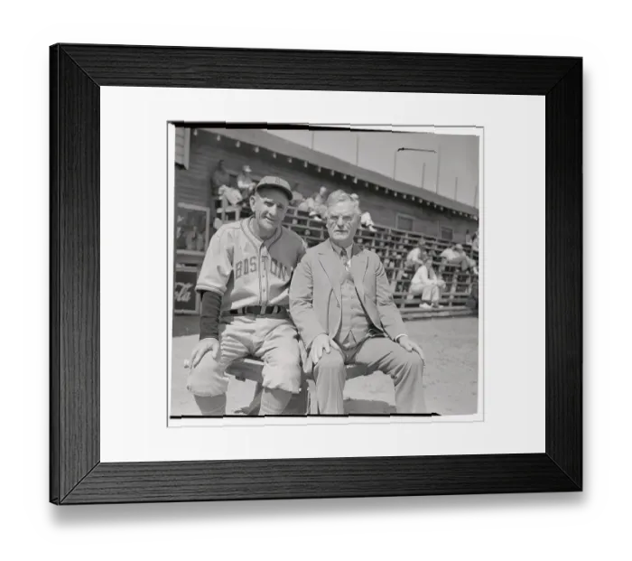 Framed Print : Casey Stengel with Bob Quinn Framed Print : Casey Stengel with Bob Quinn