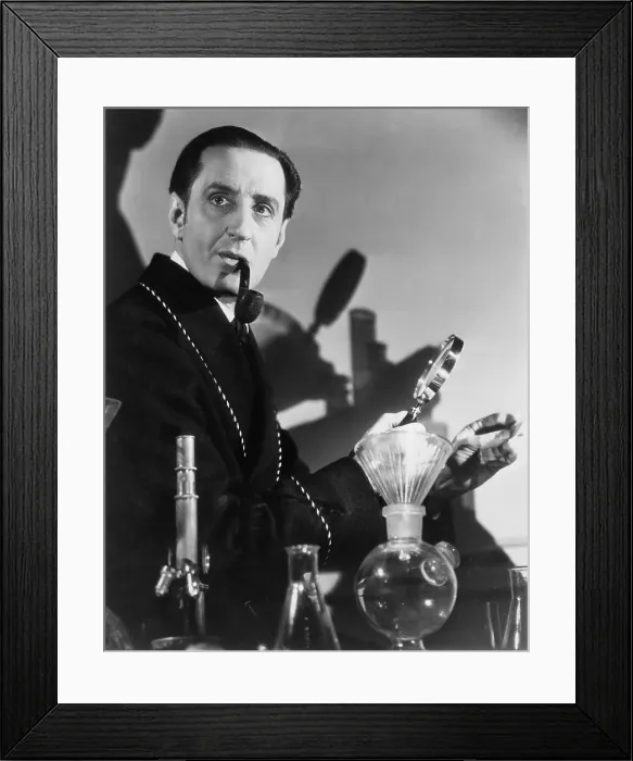 Framed Print : Basil Rathbone as Sherlock Holmes Framed Print : Basil Rathbone as Sherlock Holmes