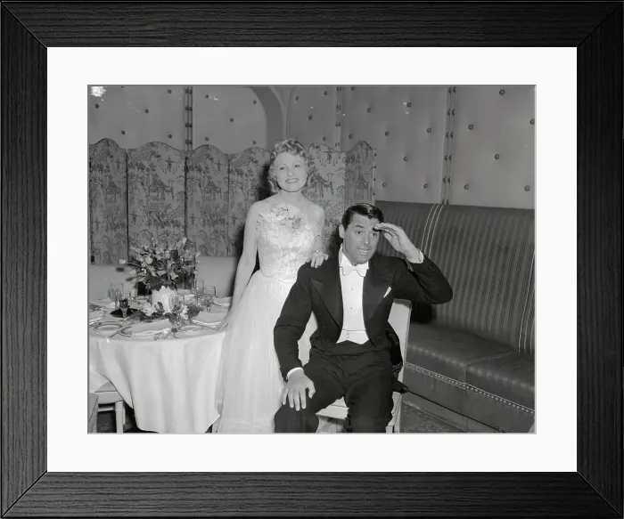 Framed Print : Cary Grant with Mrs Hal Roach Framed Print : Cary Grant with Mrs Hal Roach
