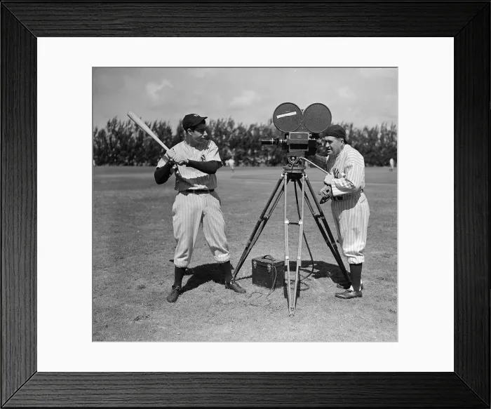 Framed Print : Joe DiMaggio Posing for Camera Framed Print : Joe DiMaggio Posing for Camera