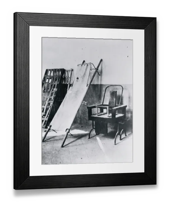 Framed Print : Torture Devices