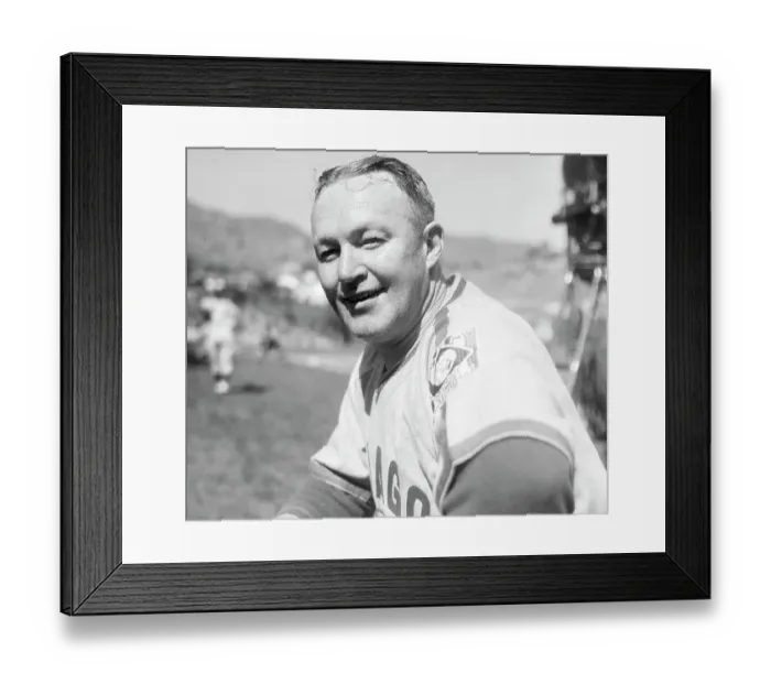 Framed Print : Baseball Player Gabby Hartnett at Spring Training Framed Print : Baseball Player Gabby Hartnett at Spring Training