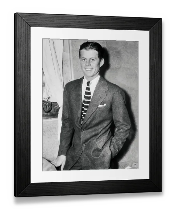 Framed Print : Portrait of John F. Kennedy Framed Print : Portrait of John F. Kennedy