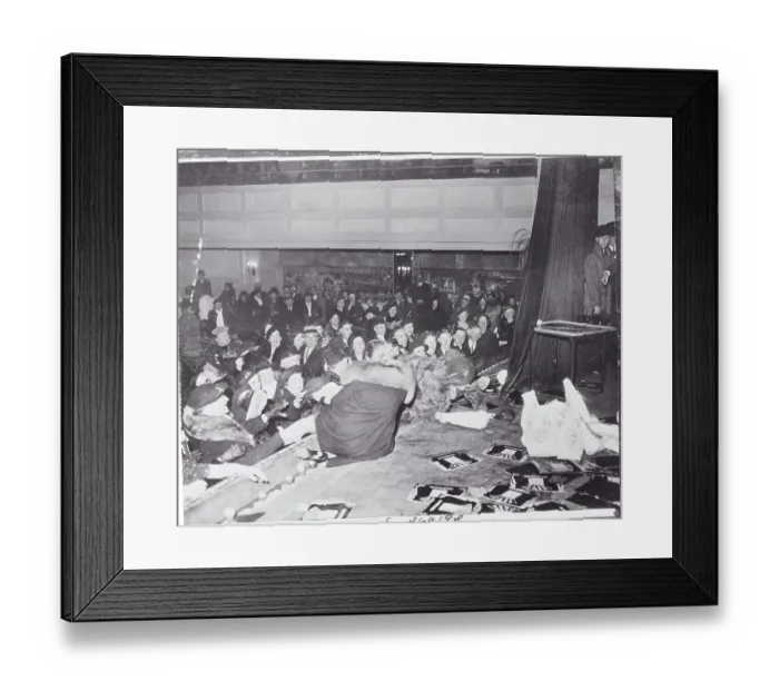 Framed Print : Bingo Game Being Raided Framed Print : Bingo Game Being Raided