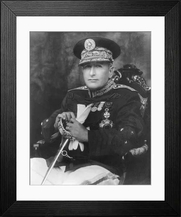 Framed Print : Portrait of Jorge Ubico