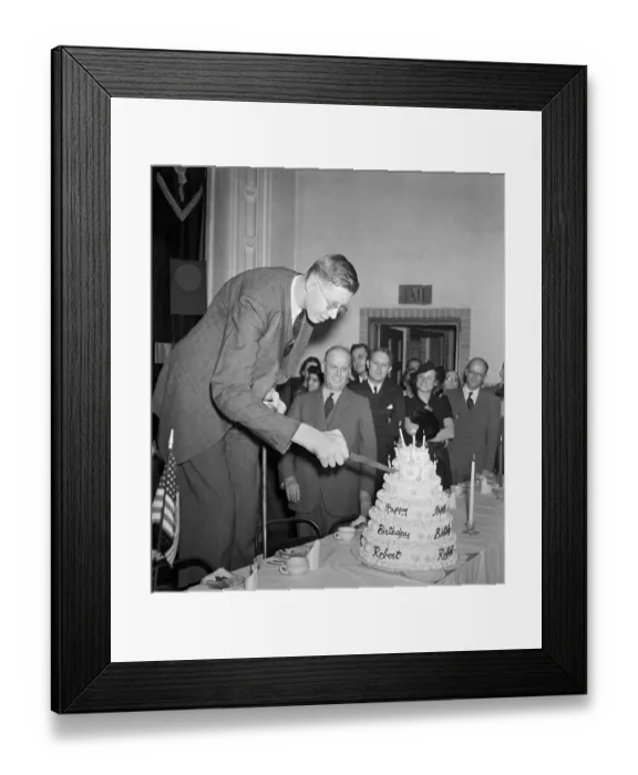 Framed Print : Robert Wadlow Cutting Birthday Cake Framed Print : Robert Wadlow Cutting Birthday Cake
