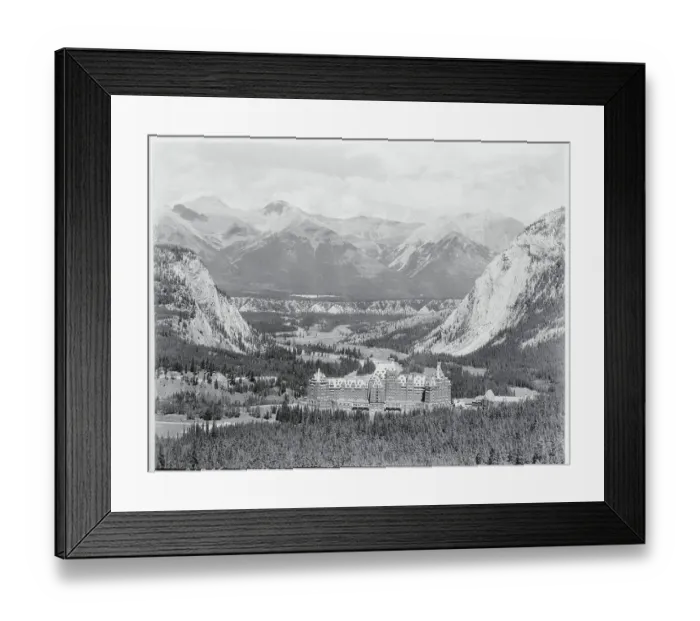 Framed Print : Aerial View of a Hotel in a Valley Framed Print : Aerial View of a Hotel in a Valley
