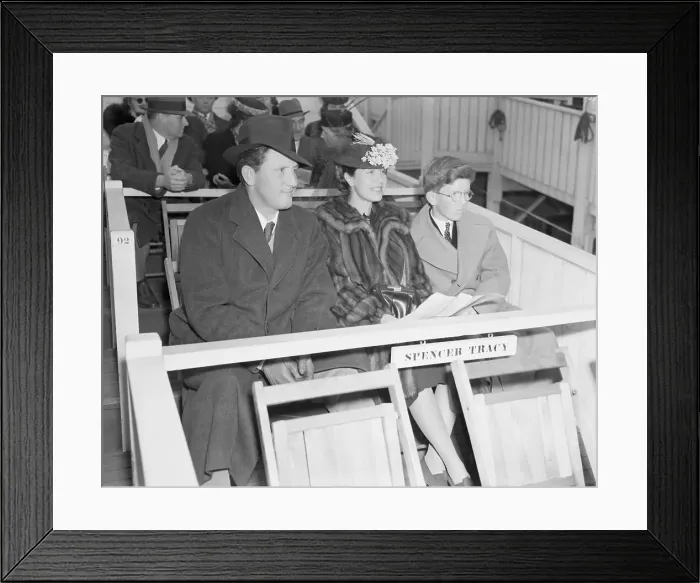 Framed Print : Spencer Tracy and Family Framed Print : Spencer Tracy and Family