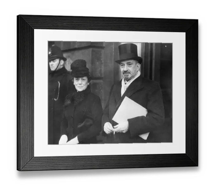 Framed Print : Chaim Weizmann and His Wife Vera Framed Print : Chaim Weizmann and His Wife Vera