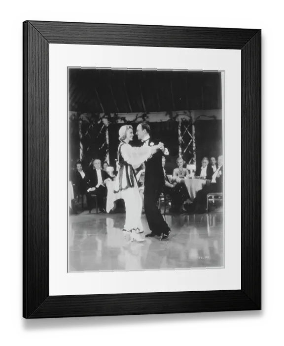 Framed Print : Ginger Rogers and Fred Astaire Dancing
