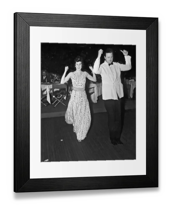 Framed Print : Mrs. Edgar Scott and Duke of Marlboro Dance Framed Print : Mrs. Edgar Scott and Duke of Marlboro Dance