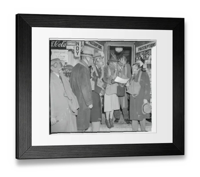 Framed Print : Woman Reading the Time Table
