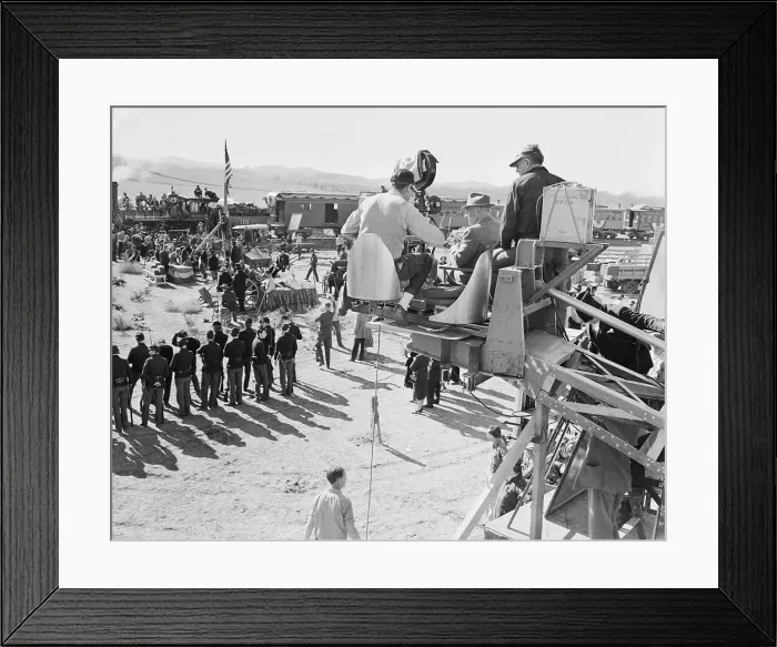 Framed Print : Cecil B. Demille Directing Framed Print : Cecil B. Demille Directing