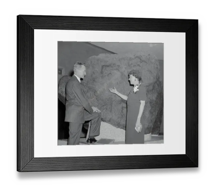 Framed Print : Marie Stafford Talking to Her Brother