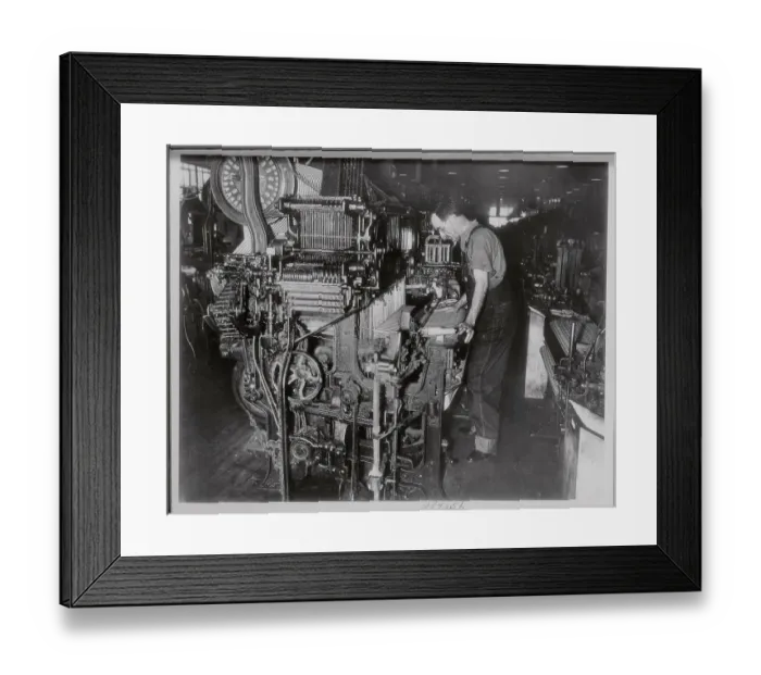 Framed Print : Cromptom Knowles Dobby Loom Framed Print : Cromptom Knowles Dobby Loom