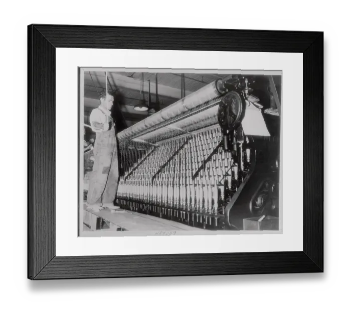 Framed Print : Man Watching a Long-Chain Quiller Framed Print : Man Watching a Long-Chain Quiller
