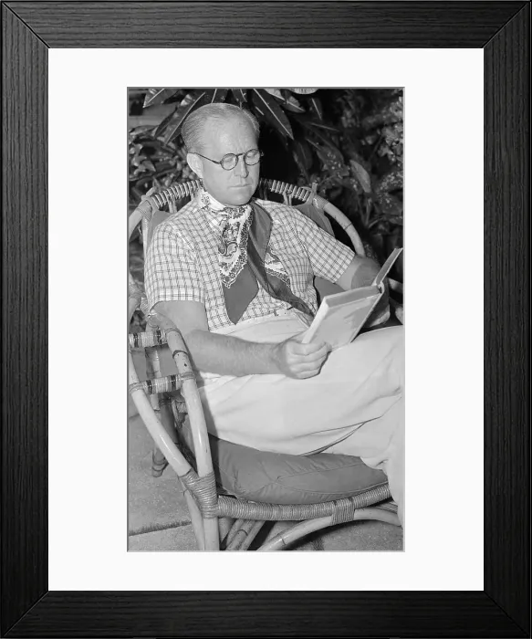 Framed Print : Joseph Patrick Kennedy Reading a Book Framed Print : Joseph Patrick Kennedy Reading a Book