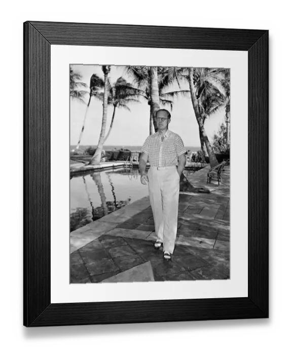 Framed Print : Joseph Patrick Kennedy Walking Outside Home Framed Print : Joseph Patrick Kennedy Walking Outside Home