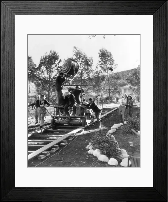 Framed Print : Filming of Dark Victory Framed Print : Filming of Dark Victory