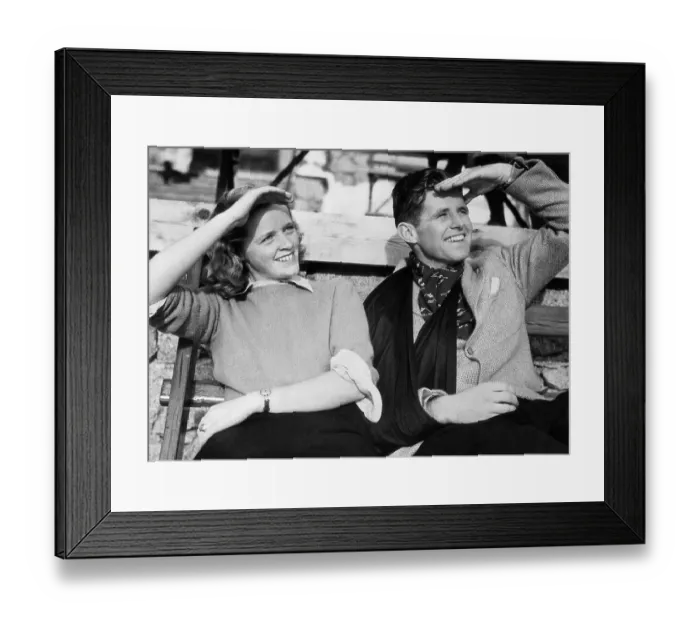 Framed Print : Joseph P. Kennedy Jr. with Arm in Sling, Sitting by Patricia MacDonald Framed Print : Joseph P. Kennedy Jr. with Arm in Sling, Sitting by Patricia MacDonald