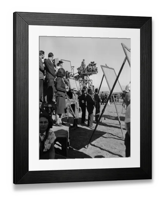 Framed Print : Extensive Movie Set on Union Pacific