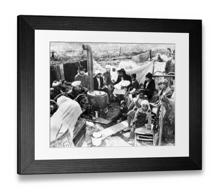Framed Print : Squatter Camp Of Sharecroppers Framed Print : Squatter Camp Of Sharecroppers