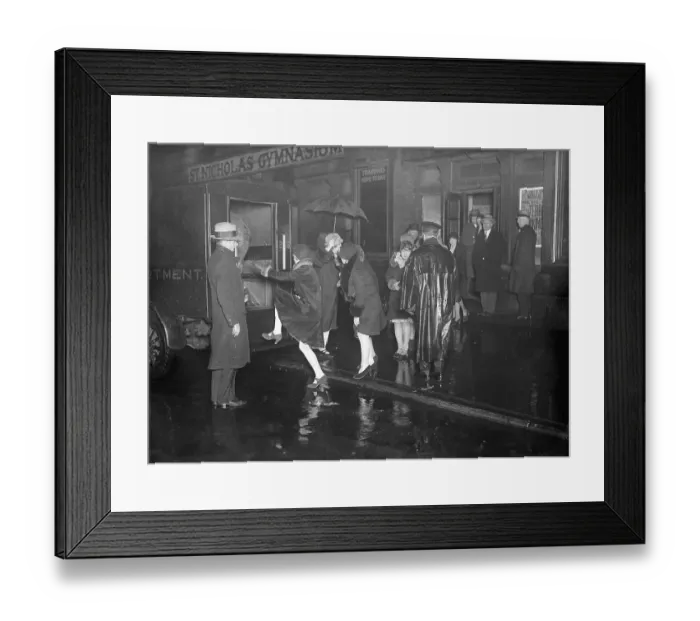Framed Print : Girls Going To The Jail Being Loaded into Truck Framed Print : Girls Going To The Jail Being Loaded into Truck