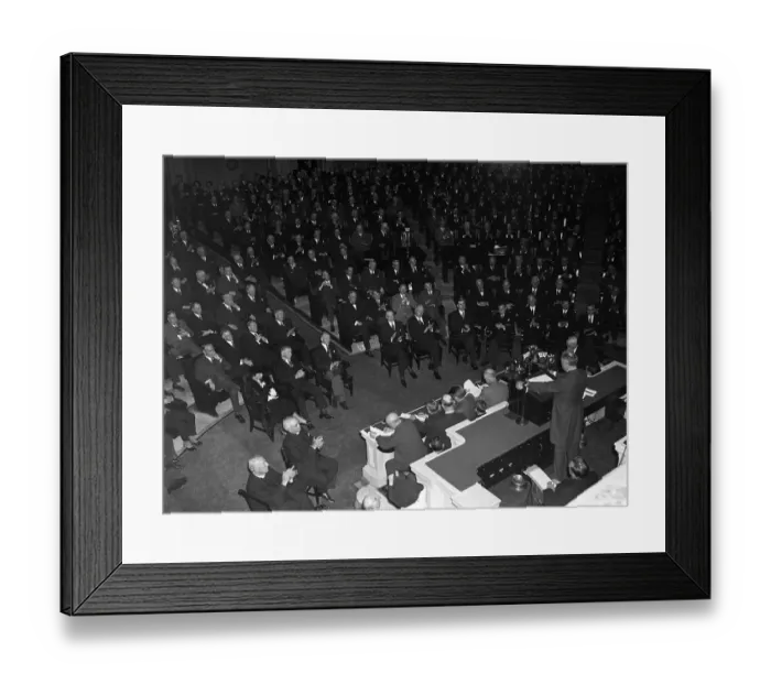 Framed Print : President Franklin Roosevelt Addresses Congress Framed Print : President Franklin Roosevelt Addresses Congress
