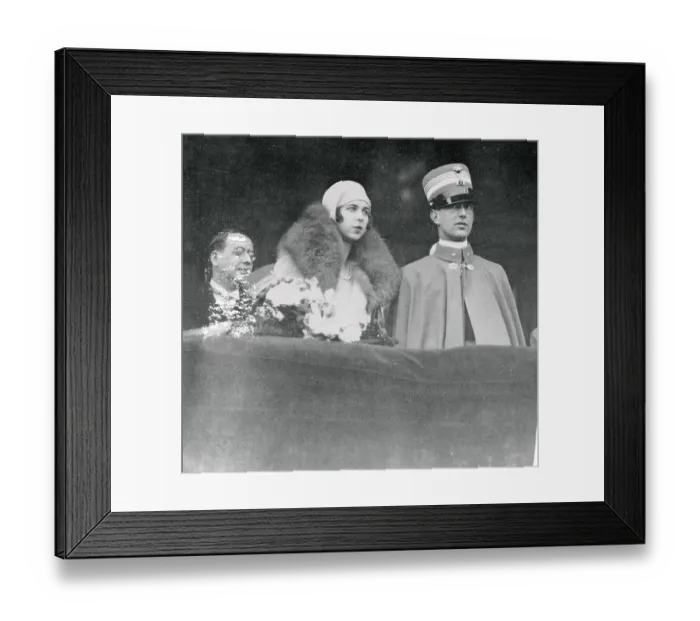 Framed Print : Italy's Royal Couple Posing Framed Print : Italy's Royal Couple Posing