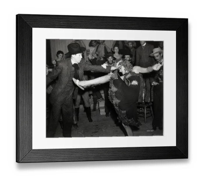 Framed Print : Marlene Dietrich, James Stewart; Destry Rides Again Framed Print : Marlene Dietrich, James Stewart; Destry Rides Again