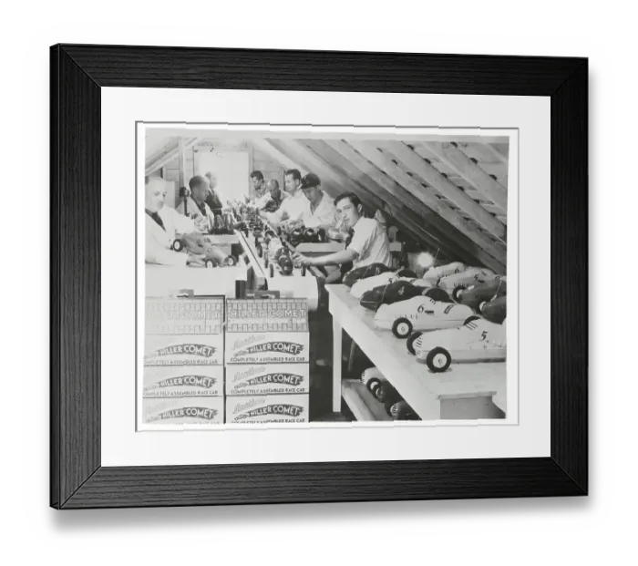 Framed Print : Stanley Hiller, Jr. Working on Assembly Line Framed Print : Stanley Hiller, Jr. Working on Assembly Line