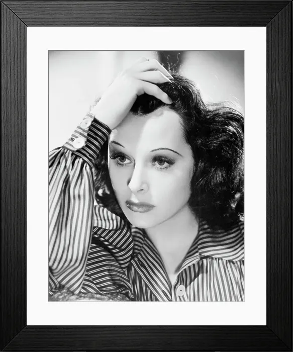 Framed Print : Portrait of Hedy Lamarr Framed Print : Portrait of Hedy Lamarr