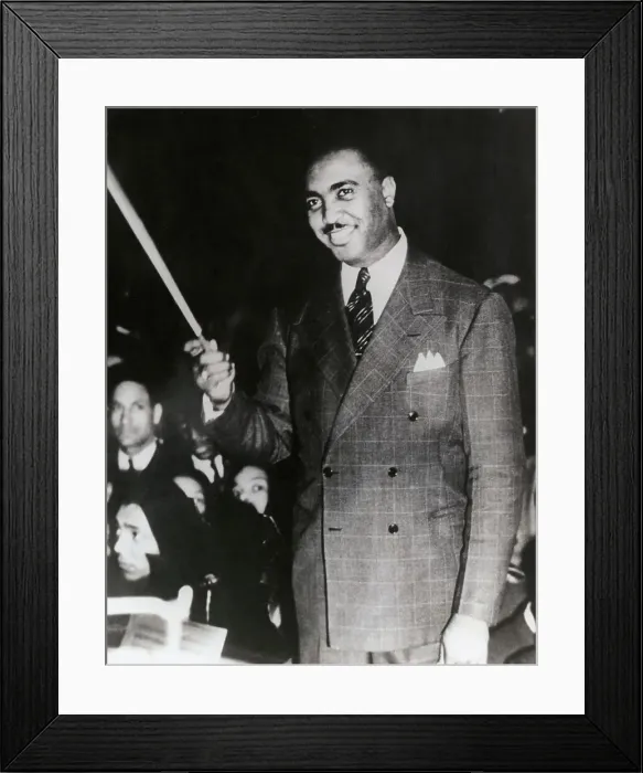 Framed Print : Jimmy Lunceford Directing His Orchestra Framed Print : Jimmy Lunceford Directing His Orchestra