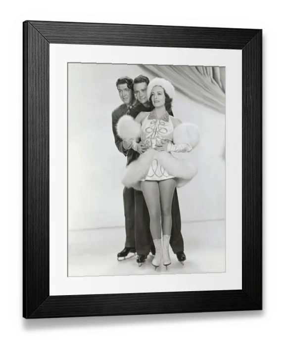 Framed Print : Joan Crawford and James Stewart with Lew Ayres Framed Print : Joan Crawford and James Stewart with Lew Ayres