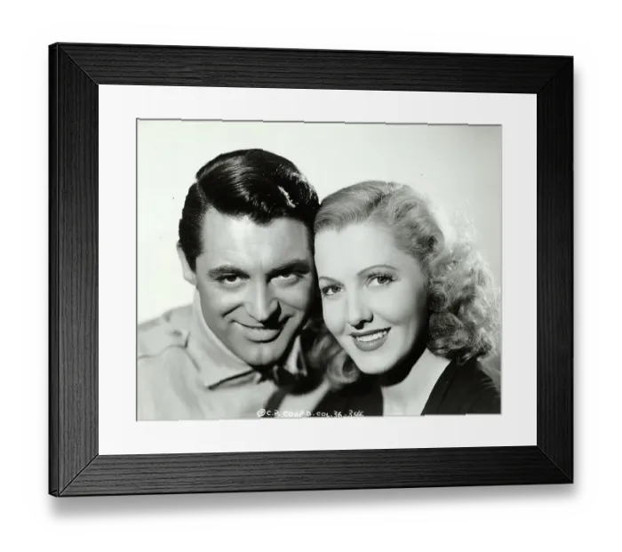Framed Print : Cary Grant and Jean Arthur Framed Print : Cary Grant and Jean Arthur