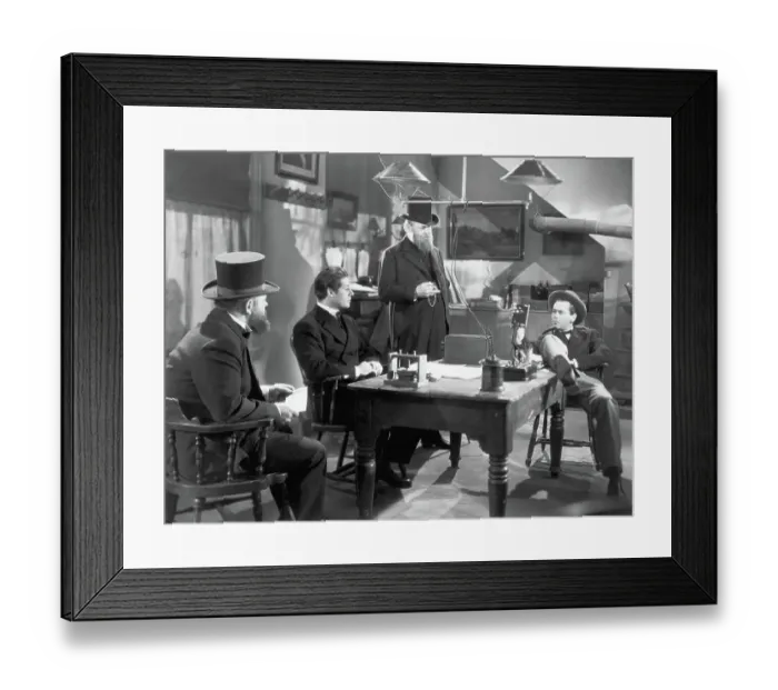 Framed Print : Scene From The Story of Alexander Graham Bell Framed Print : Scene From The Story of Alexander Graham Bell