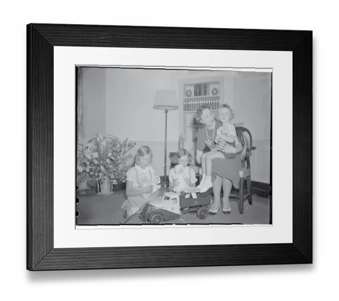 Framed Print : Princess Martha with Children Framed Print : Princess Martha with Children