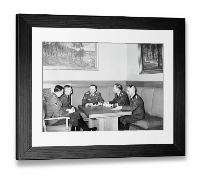 Framed Print : Himmler and Heydrich in conference Framed Print : Himmler and Heydrich in conference