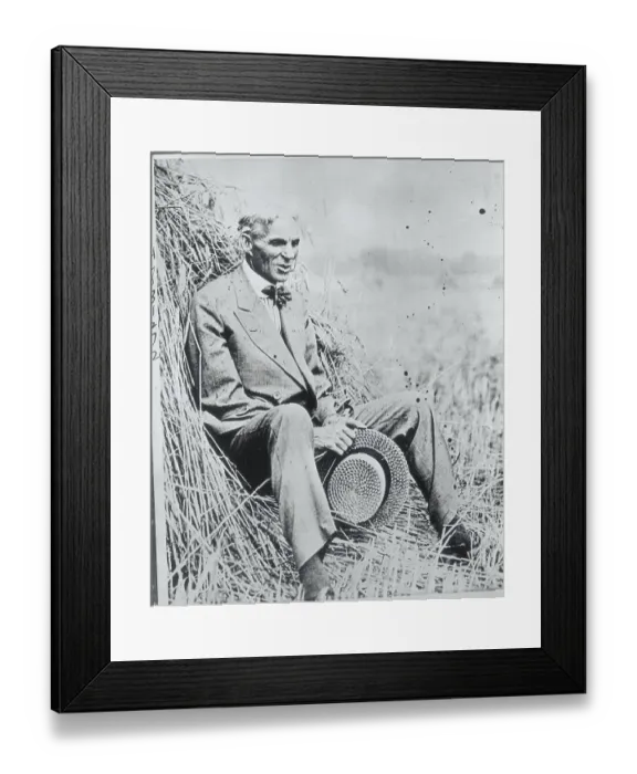 Framed Print : Portrait of Henry Ford Framed Print : Portrait of Henry Ford