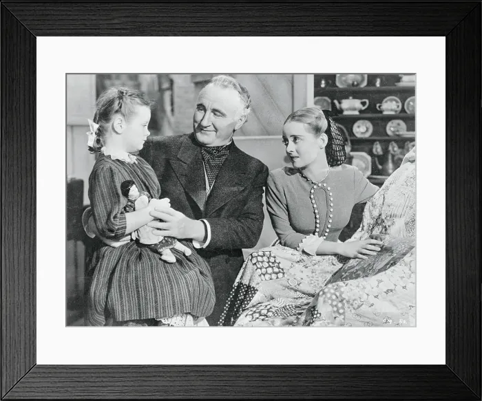 Framed Print : Donald Crisp and Bette Davis Starring in Old Maid