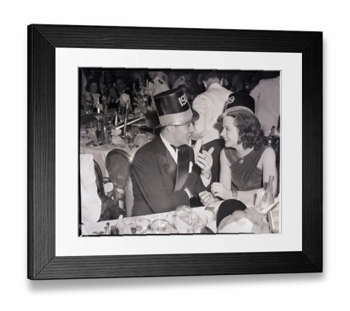 Framed Print : Hedy Lamarr and Charles Boyer at Club Framed Print : Hedy Lamarr and Charles Boyer at Club